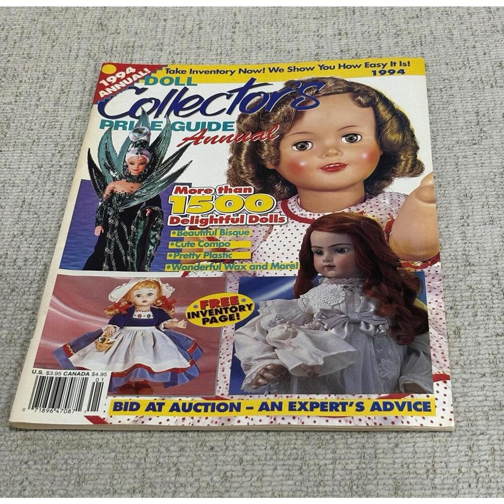 Lot of 5 Vintage Doll Collector’s‎ Price Guide Magazines 1993–1995